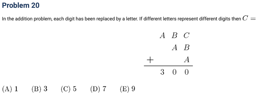 1991 Problem 20