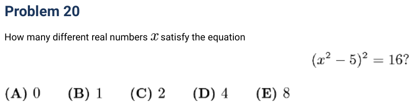 2019 Problem 20