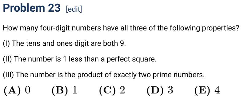 2025 Problem 23