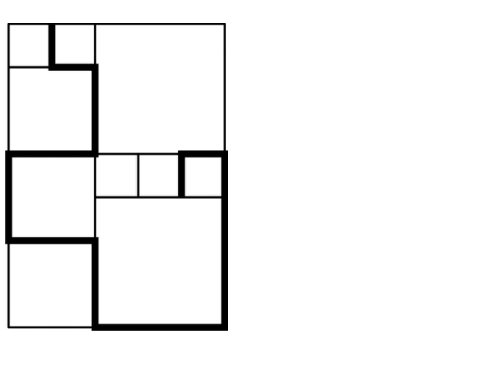 Figure for Math Kangaroo 2009 Problem 7