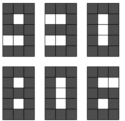 Figure for Math Kangaroo 2009 Problem 4