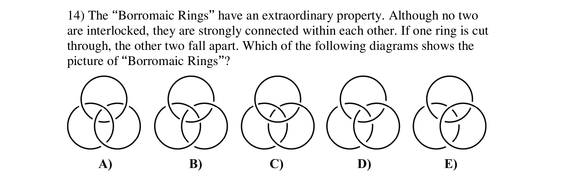 Figure for Math Kangaroo 2009 Problem 14