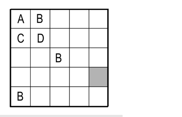 Figure for Math Kangaroo 2009 Problem 10