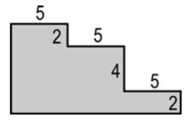 Figure for Math Kangaroo 2010 Problem 9