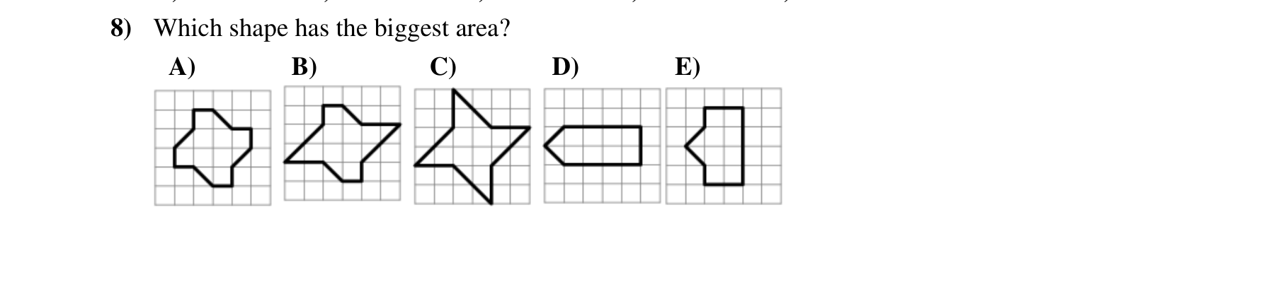 Figure for Math Kangaroo 2011 Problem 8
