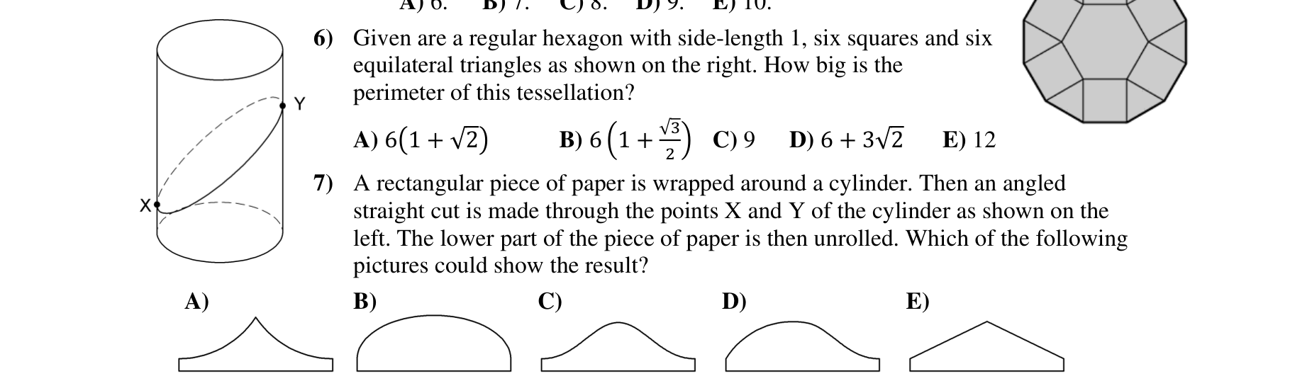 Figure for Math Kangaroo 2011 Problem 7