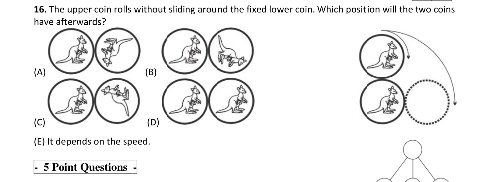Figure for Math Kangaroo 2012 Problem 16
