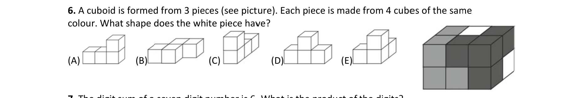 Figure for Math Kangaroo 2012 Problem 6