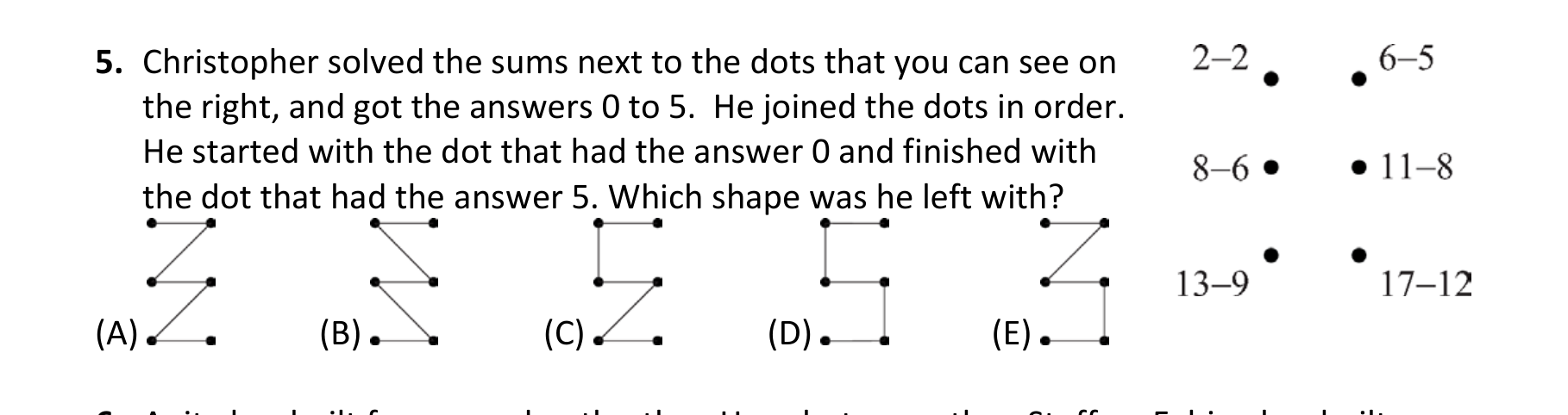 Figure for Math Kangaroo 2014 Problem 5