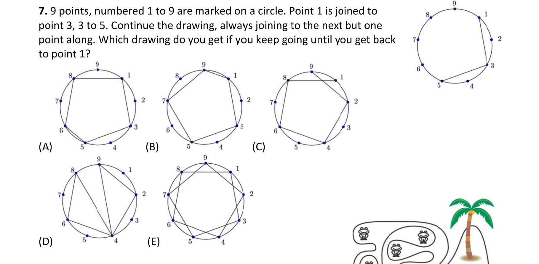 Figure for Math Kangaroo 2015 Problem 7