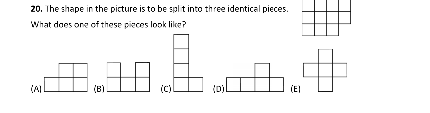 Figure for Math Kangaroo 2015 Problem 20