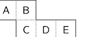 Figure for Math Kangaroo 2016 Problem 9