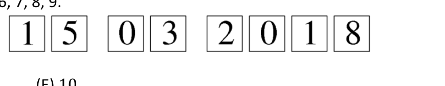 Figure for Math Kangaroo 2018 Problem 4