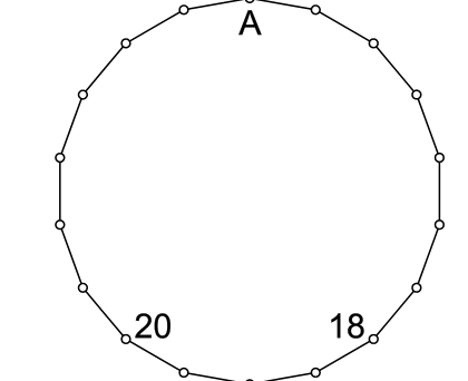 Figure for Math Kangaroo 2018 Problem 25