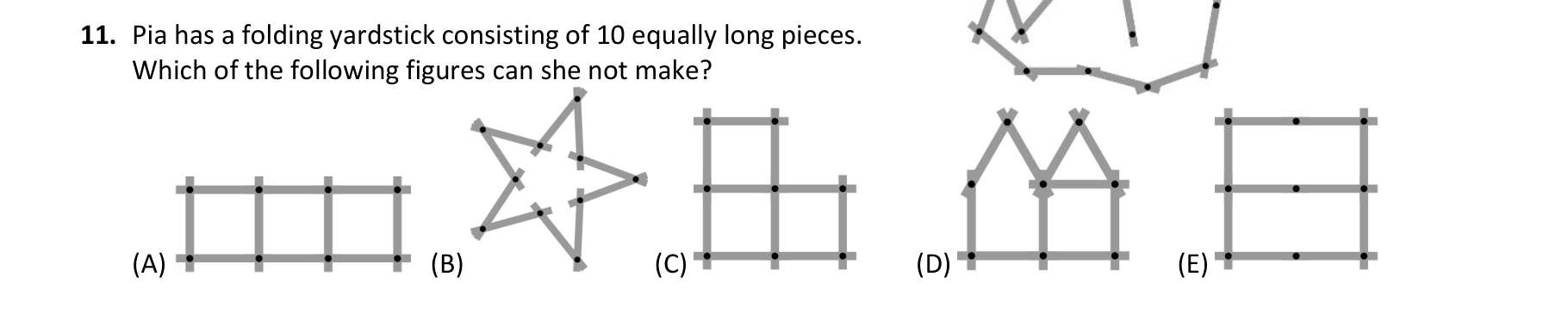 Figure for Math Kangaroo 2019 Problem 11