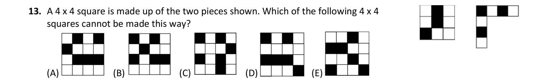 Figure for Math Kangaroo 2019 Problem 13
