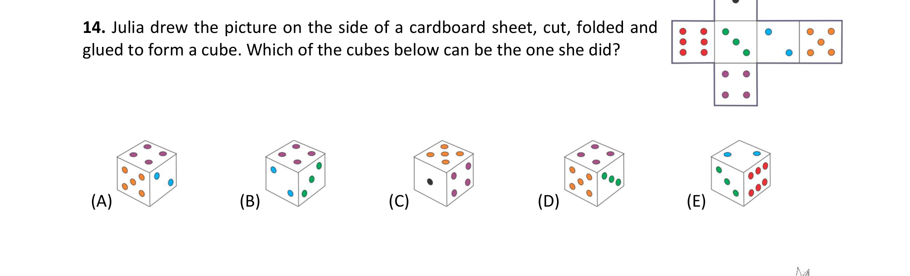 Figure for Math Kangaroo 2020 Problem 14