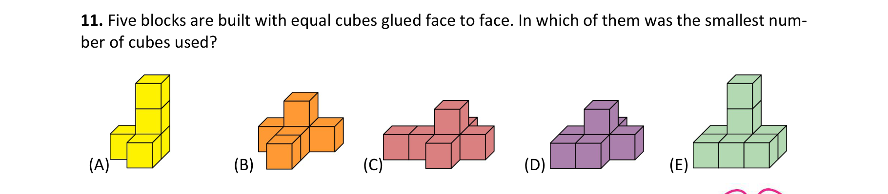 Figure for Math Kangaroo 2020 Problem 11