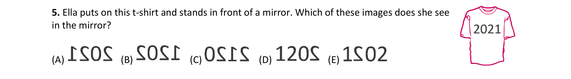 Figure for Math Kangaroo 2021 Problem 5