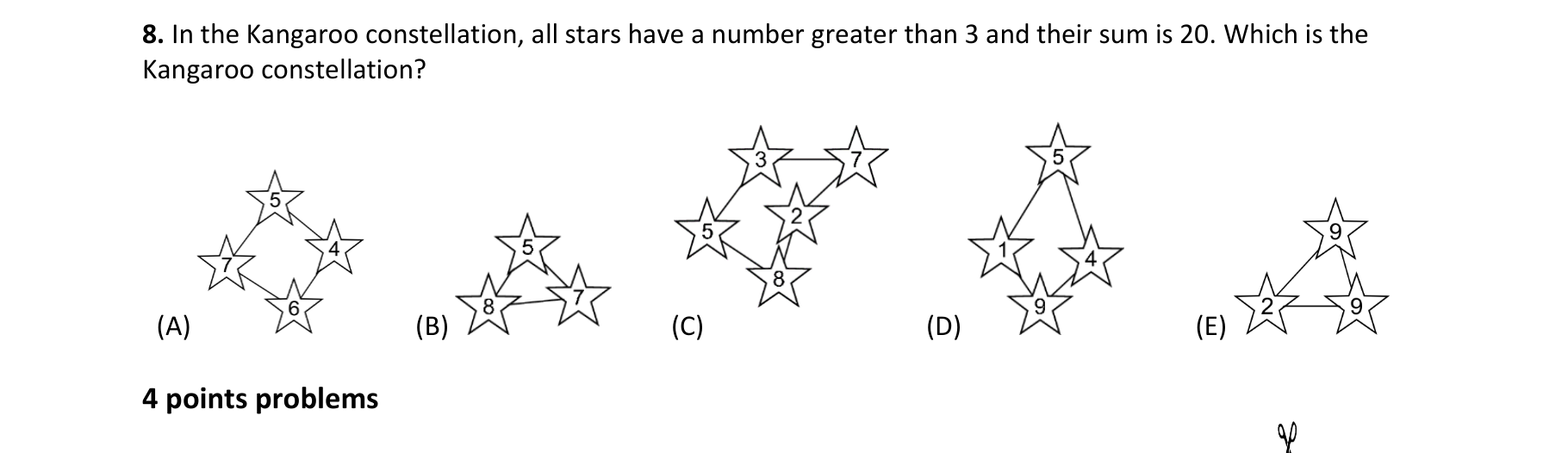 Figure for Math Kangaroo 2021 Problem 8