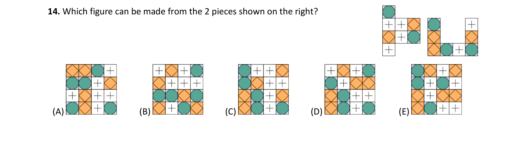 Figure for Math Kangaroo 2021 Problem 14