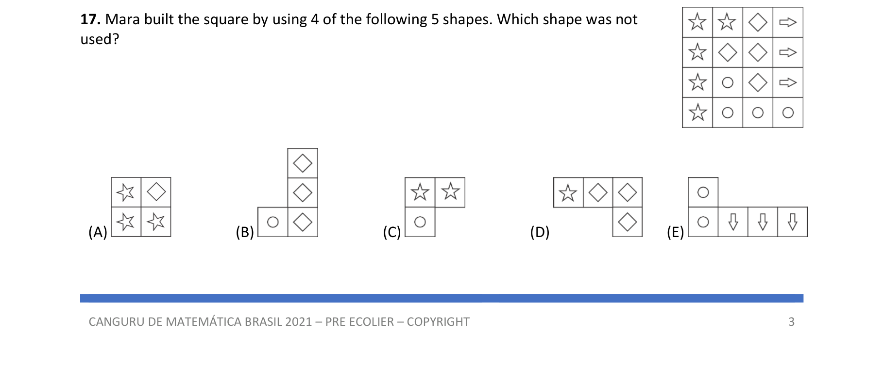 Figure for Math Kangaroo 2021 Problem 17