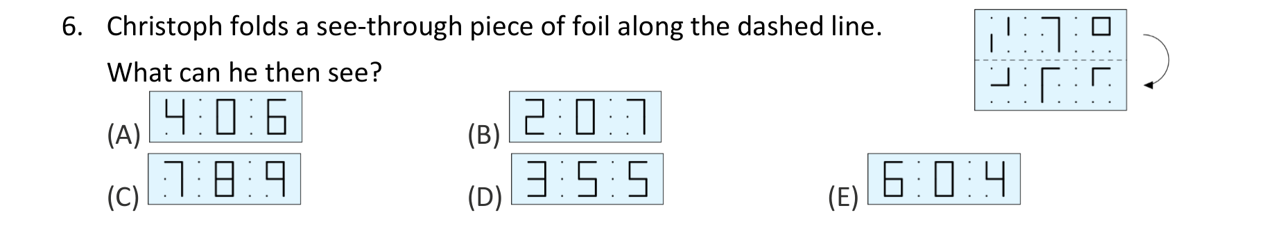 Figure for Math Kangaroo 2023 Problem 6
