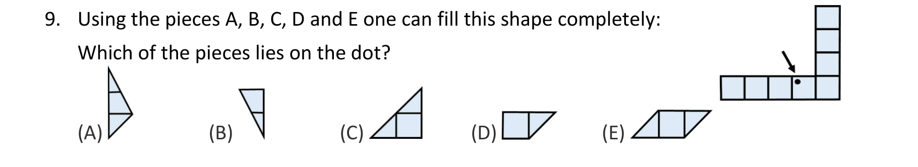 Figure for Math Kangaroo 2023 Problem 9
