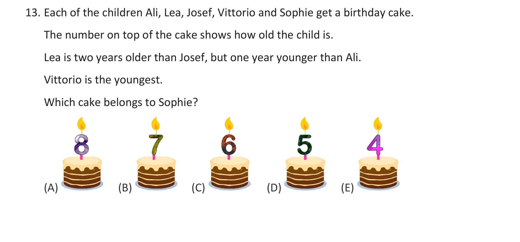 Figure for Math Kangaroo 2023 Problem 13