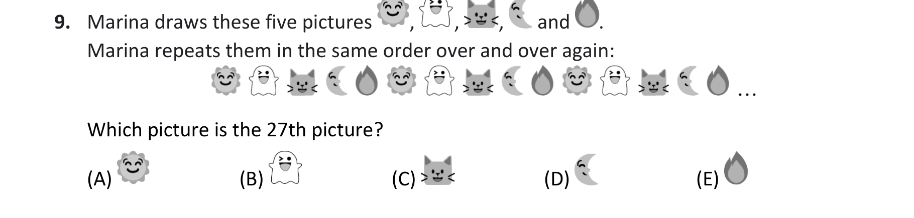 Figure for Math Kangaroo 2024 Problem 9