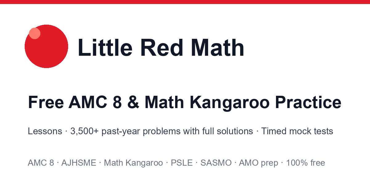 Ered Math Free Math Kangaroo Mock Tests & Solved Past Papers with Hints | Little ...
